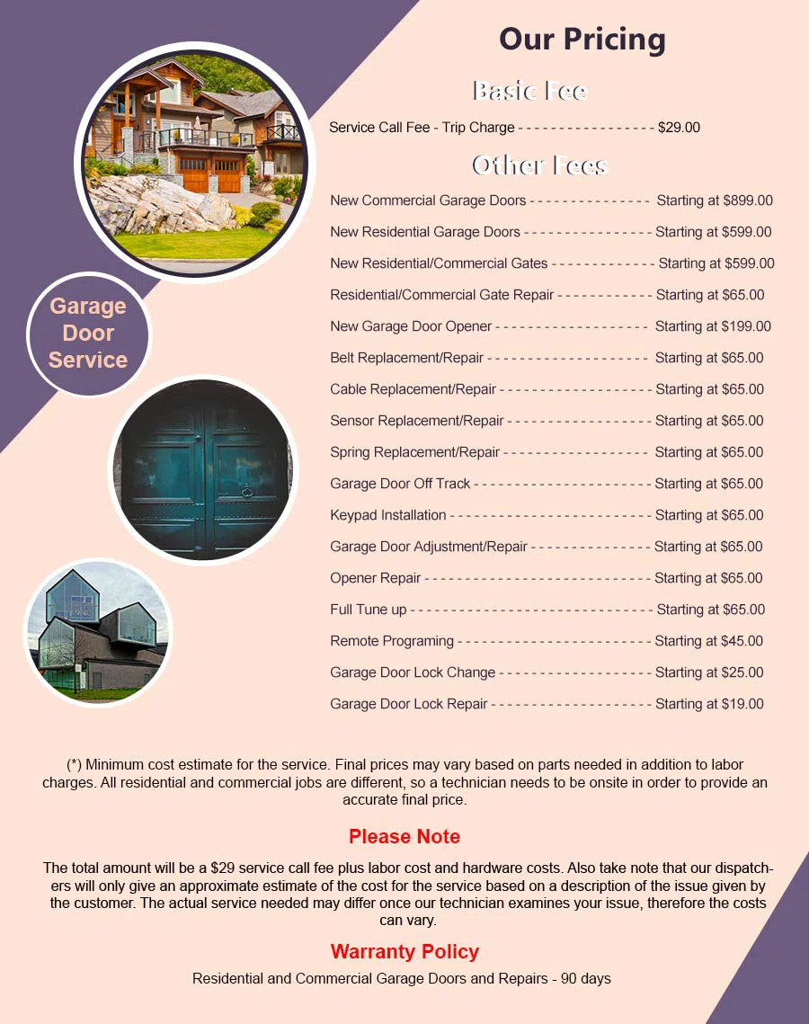 Community Garage Door Service Minneapolis, MN 612-601-0167